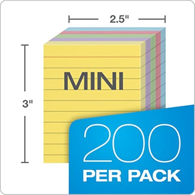 Oxford Mini Ruled Index Cards, 200 ea - Image 2