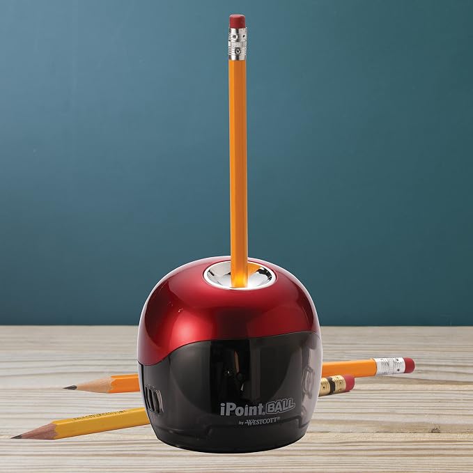 Westcott iPoint Ball Battery Pencil Sharpener - Image 4