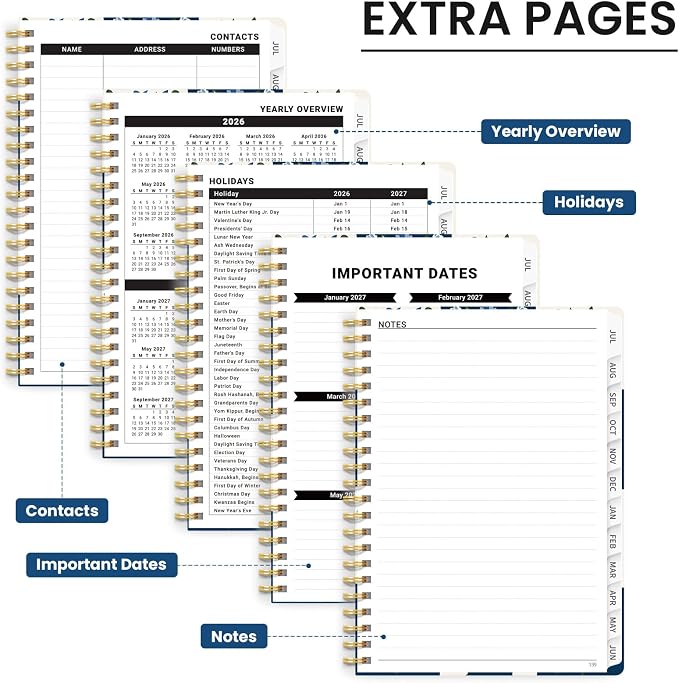 Planner 2026-2027, Monthly and Weekly Academic Planner July 2026 - Image 5