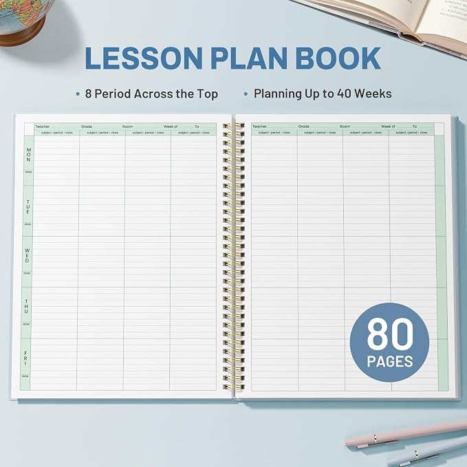 SUNEE 8 Period Teacher Lesson Plan Book - Image 2