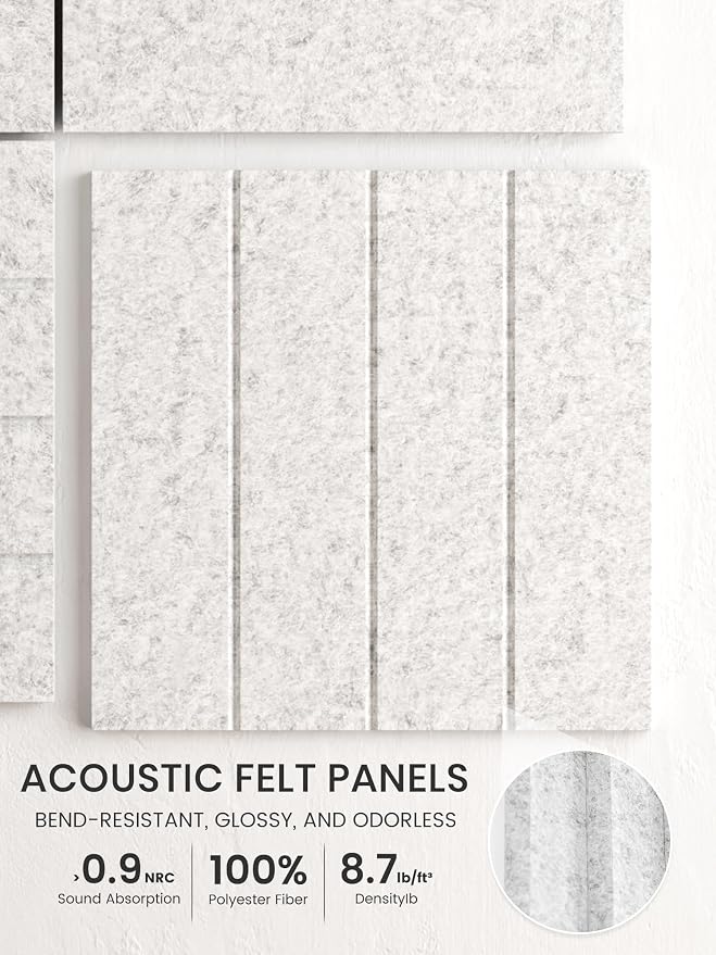 Bumusty Large Cork Board Alternative-36 x 24" Felt Bulletin Board Tiles - Image 3