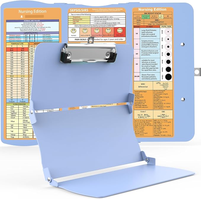 Nursing Clipboard Foldable Aluminum by Cooperwin