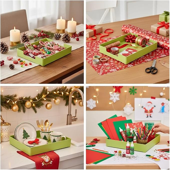 Letter Tray, 2 Pack Stackable Desk Organizer - Image 7