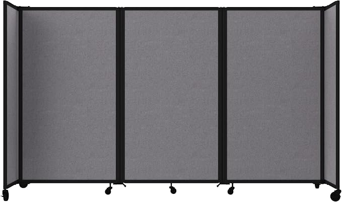 Versare Room Divider 360 Portable Wall Partition | Folding Panels | Large by VERSARE