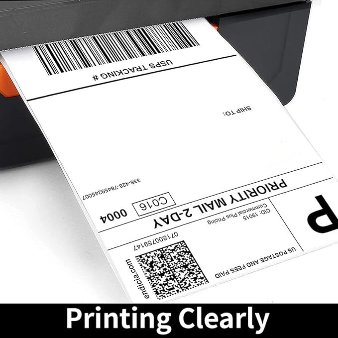 Fanfold 4”x 6” Direct Thermal Shipping Labels Self Adhesive, 500 Postage - Image 7
