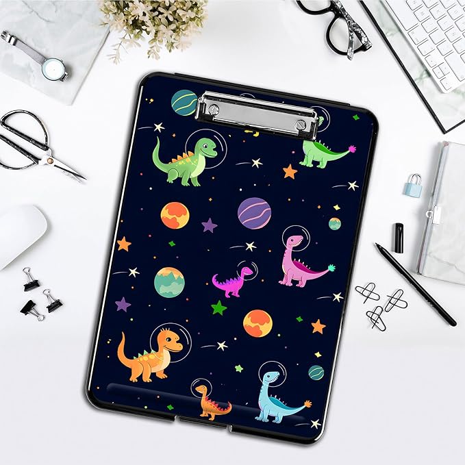 Clipboard with Storage, Office Supplies Nursing Clipboards Folder with Pen - Image 4