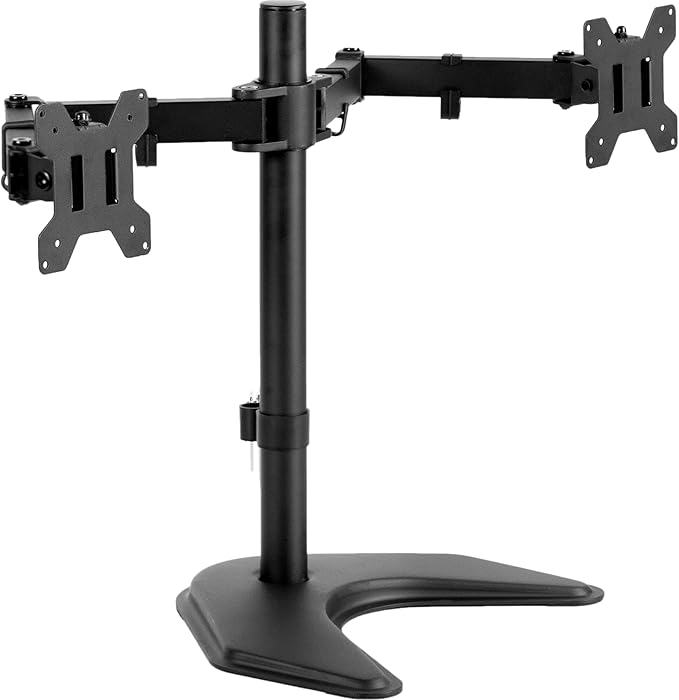 VIVO STAND-V002F Dual LED LCD Monitor Free-Standing Desk Stand by Unknown