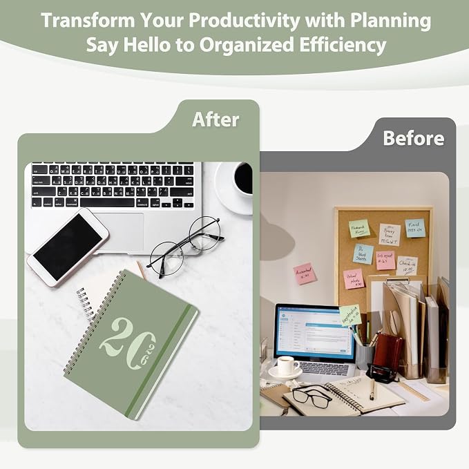 2026 Planner, Weekly and Monthly Calendar Agenda Book, Jan 2026 - Image 6