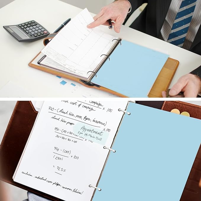 3 Ring Blue Binder Dividers - Image 6