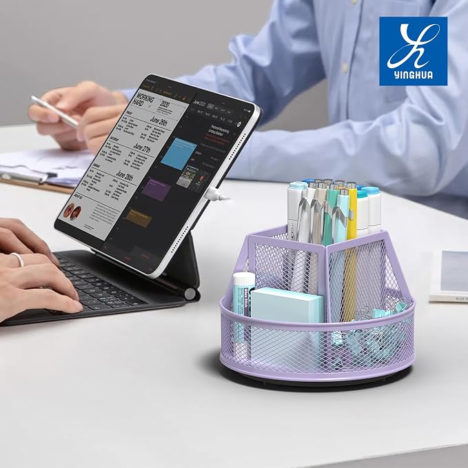 YINGHUA Metal Mesh Desk Organizer - Image 6