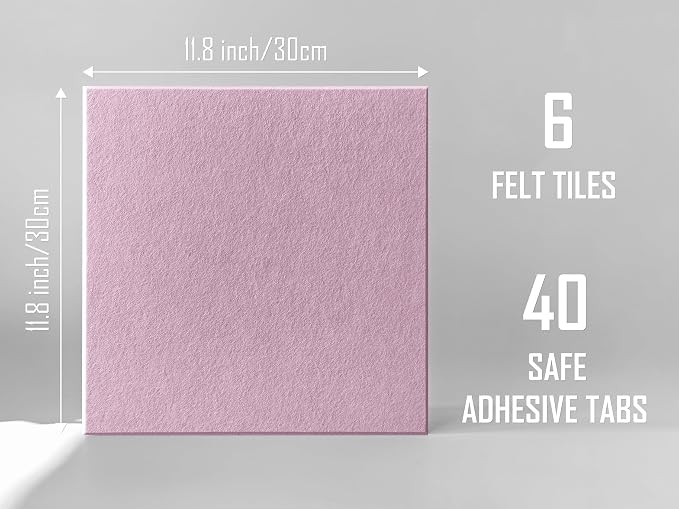 Felt Bulletin Board- Cork Board Tiles Alternative - Image 2