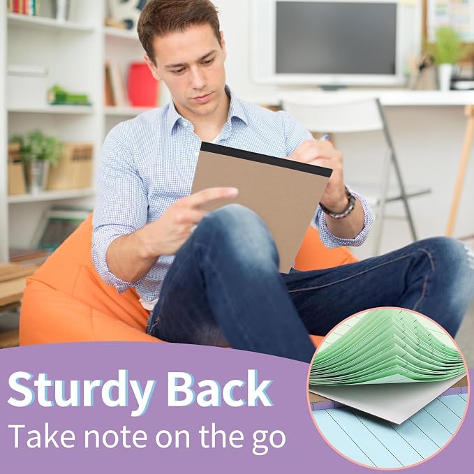 Colored Legal Pads, 3 Pack Writing Pads 8.5 x 11 inch, Micro Perforated - Image 6