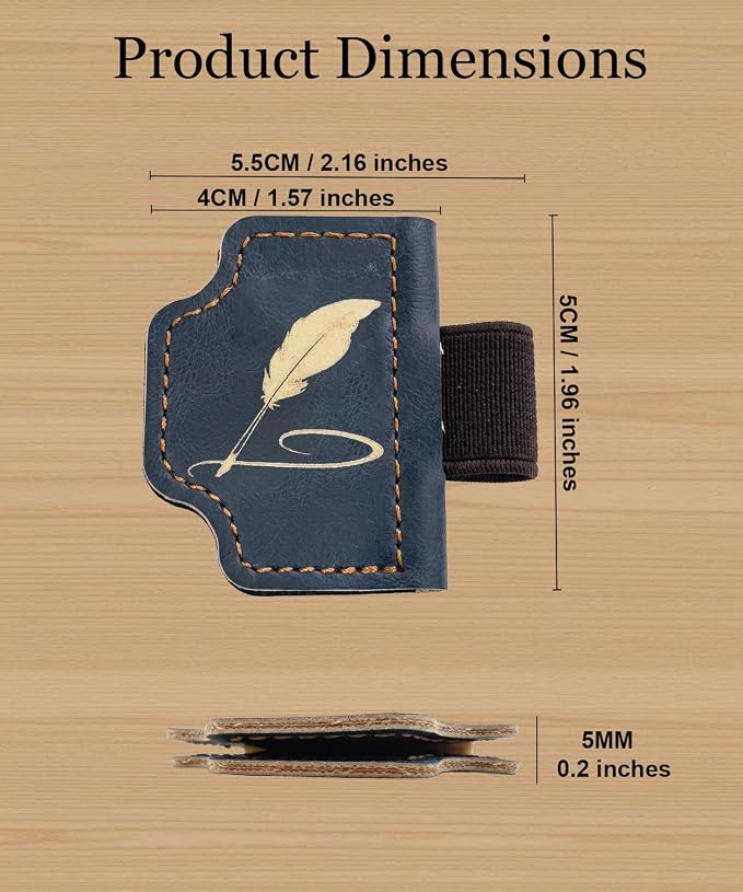 3-Pack Magnetic Leather Bookmarks - Image 7