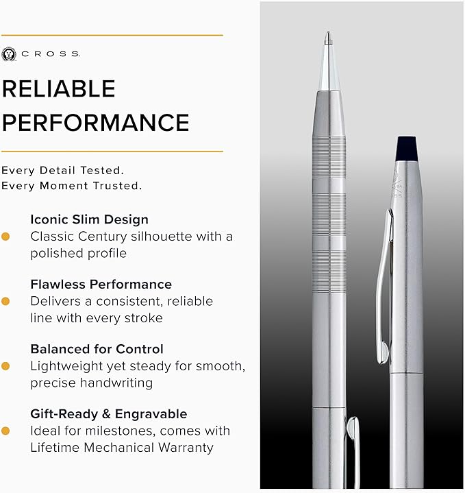 Cross Classic Century Diamond Cut Satin Ball-Point Pen - Image 5