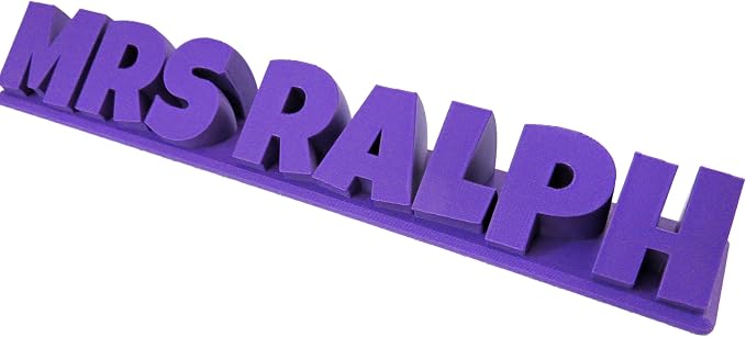Personalized 3D Printed Nameplate – Custom Desk Name Sign by Handmade