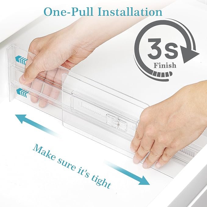 Vtopmart 4 Pack Drawer Dividers - Image 7