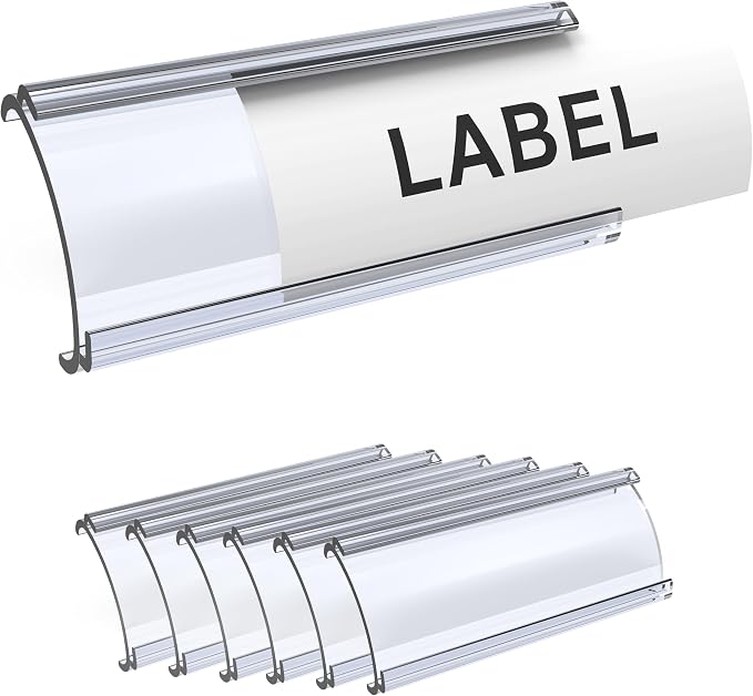 30Pcs Wire Shelf Label Holders, Wire Rack Label Holder, Compatible - Image 2