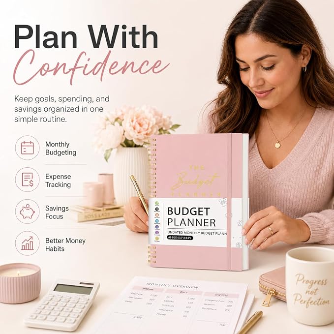 Budget Planner Ledger Account Book Monthly Expense Tracker & Bill Organizer - Image 2