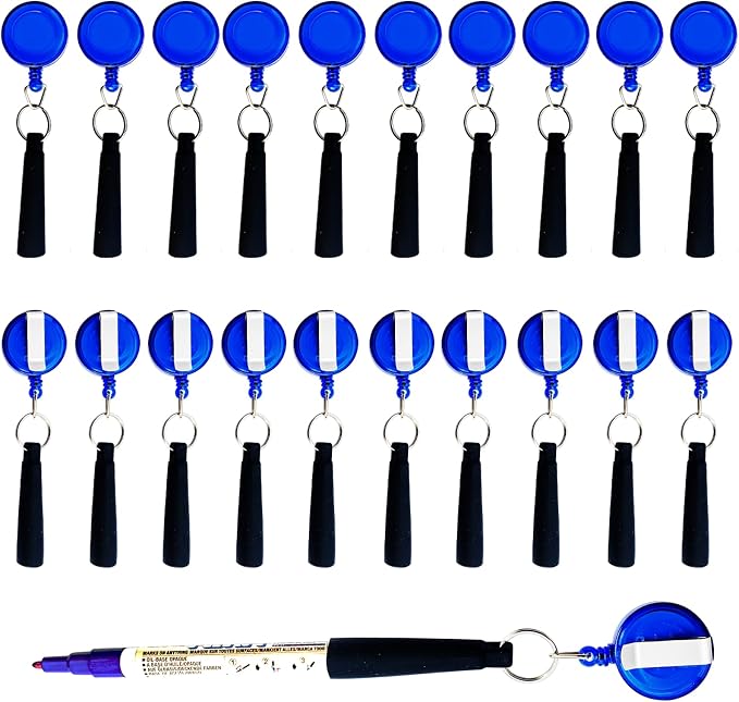 Duty Retractable Pull Pen Holder -Thick Nylon Cable- Ideal - Image 7
