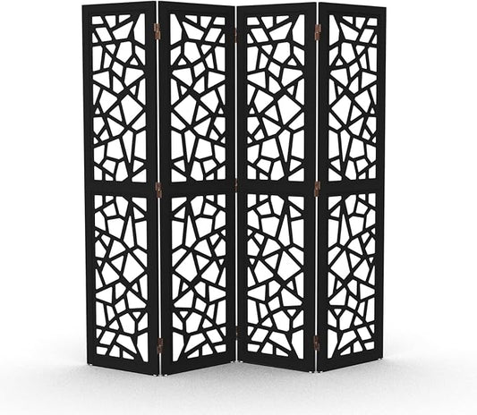 VINGLI 70'' H Room Divider, Non-Woven Fabric Privacy Screen, Indoor Partition by VINGLI