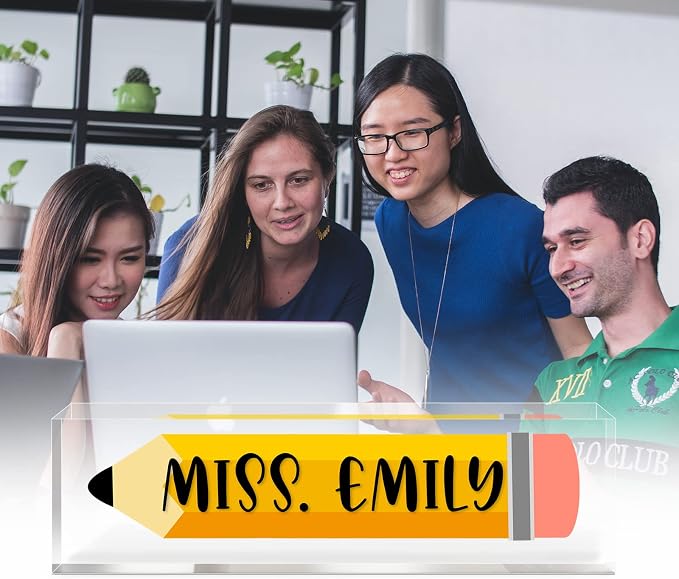 Gowelly Office Teacher Acrylic Name Plate - Image 3