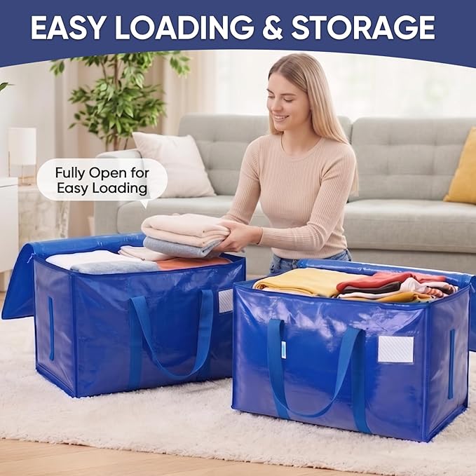 TICONN 4 Pack Extra Large Moving Bags Heavy Duty - Image 3