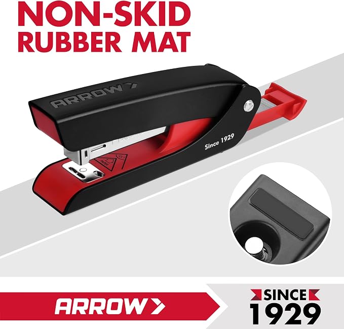 Arrow Office Stapler Set, 25 Sheet Capacity Metal Desk Staplers - Image 5