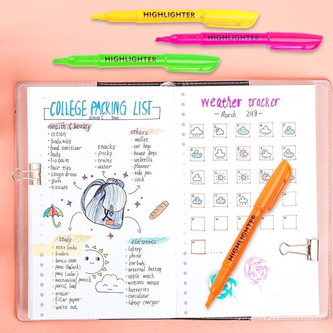 Lelix 30 Pack Highlighters, 10 Bright Colors, Chisel Tip, Quick Drying for Back to School, Office, Home, ideal for Highlighting Underlining-DeskLoop Office