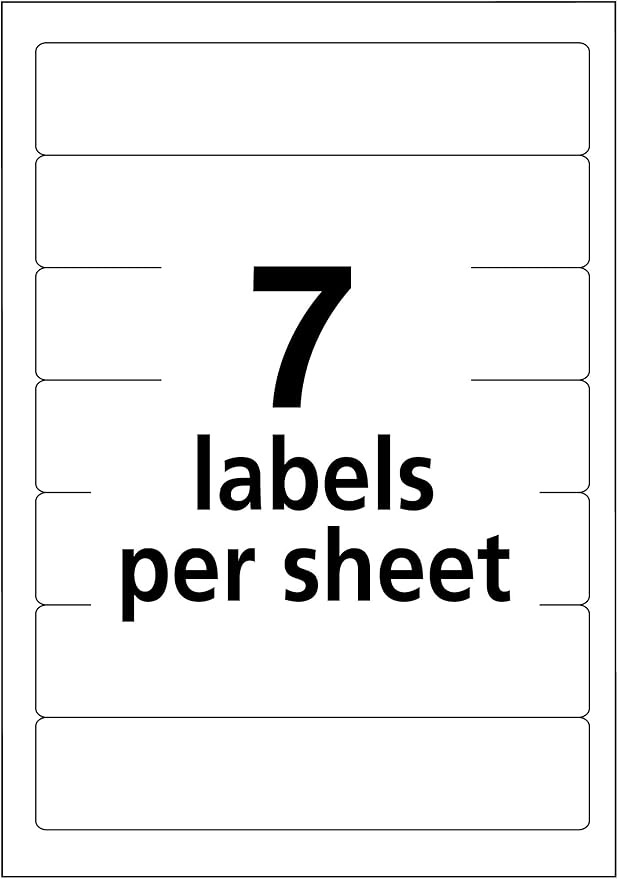 Avery File Folder Labels on 4" x 6" Sheets, Easy Peel, Print & Handwrite - Image 5