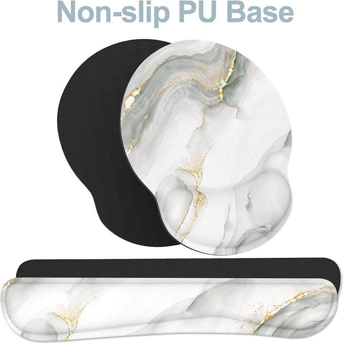 Ergonomic Mouse Pad with Wrist Rest and Keyboard Wrist Rest, Mousepad and Wrist - Image 5