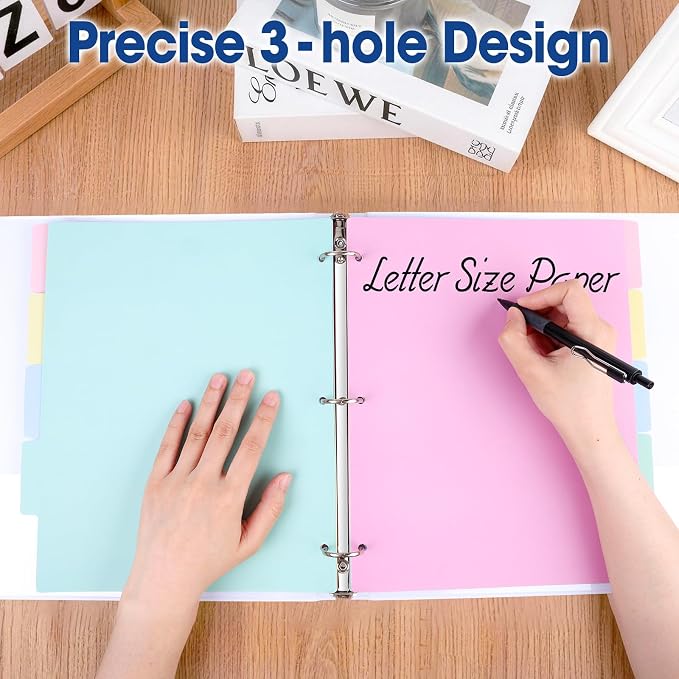 150 Pcs Colored Binder Dividers - Image 3