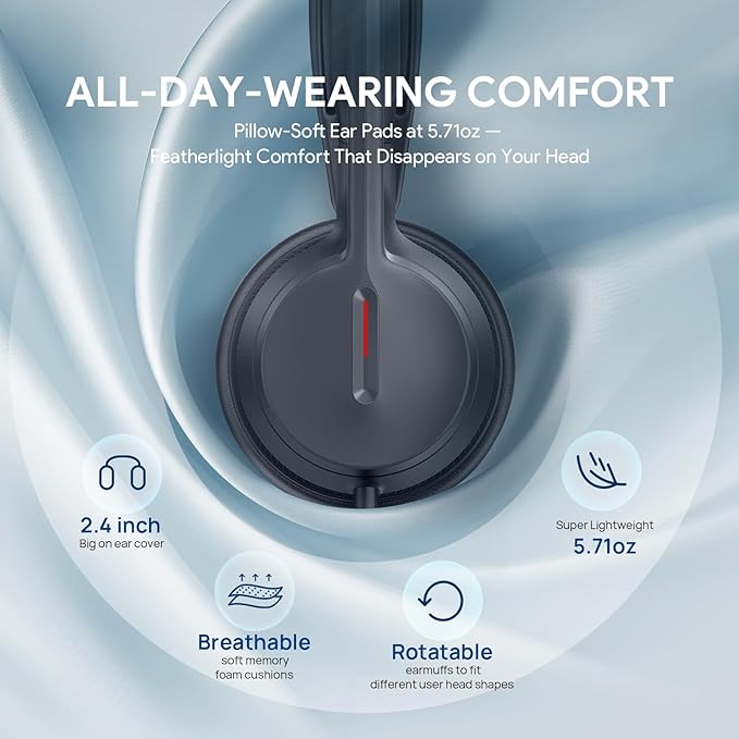 Yealink UH44 Teams Certified USB Wired Headset with 2 Noise Cancelling Mics,Stereo Sound for PC,Laptop,Teams,Zoom,Call Center,Home Office,Inline Controls,Comfort Ear Cushions,USB-C/A,Busylight-Black-DeskLoop Office