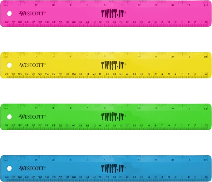 Westcott 12" Twist It Flexible Ruler - Image 5