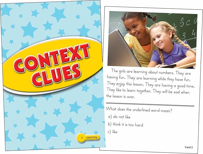 Edupress Reading Comprehension Practice Cards, Context Clues - Image 2