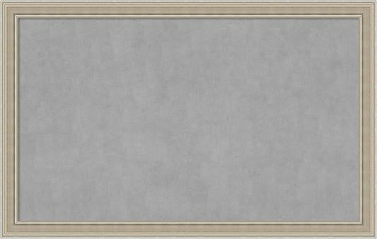 Amanti Art Silver Framed Magnetic Board 28x44 Large Vision Board by AmantiArt