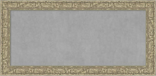 Amanti Art Silver Framed Magnetic Board 27x55 Oversize Vision Board by AmantiArt