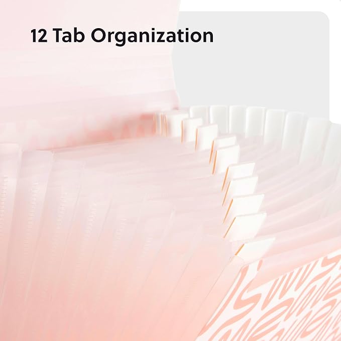 U Brands 13-Pocket Accordion File Organizer, Letter Size, Expandable File - Image 5