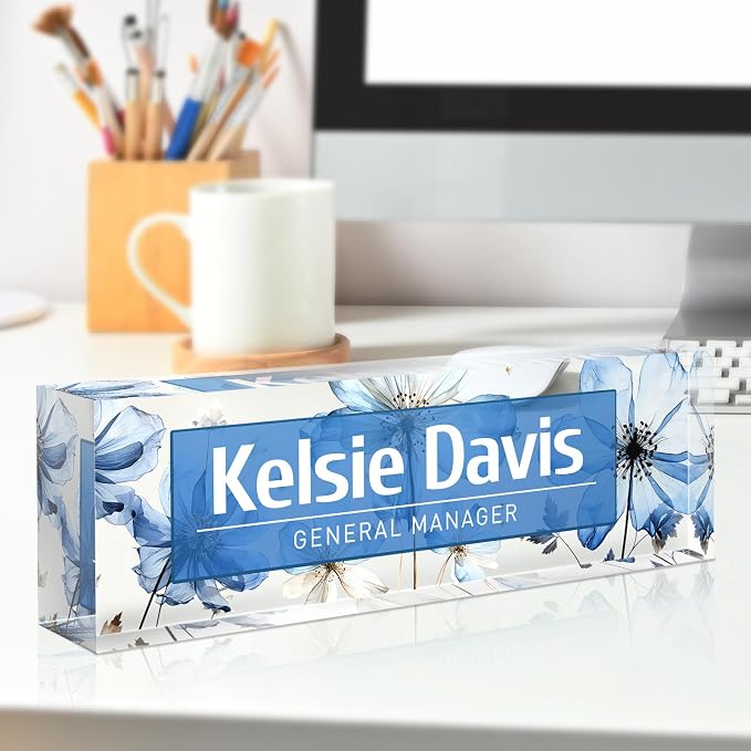 Custom Name Plate for Desk - Image 3