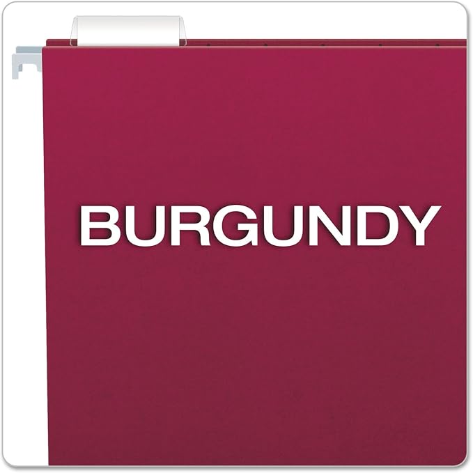 Pendaflex PFX81613 Recycled Hanging Folders, Letter Size, 1/5 Cut - Image 2