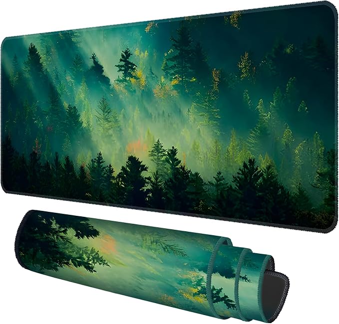 Galdas Mouse Pad, Office Desk Mat Large Gaming Keyboard Pad Durable Stitched - Image 2