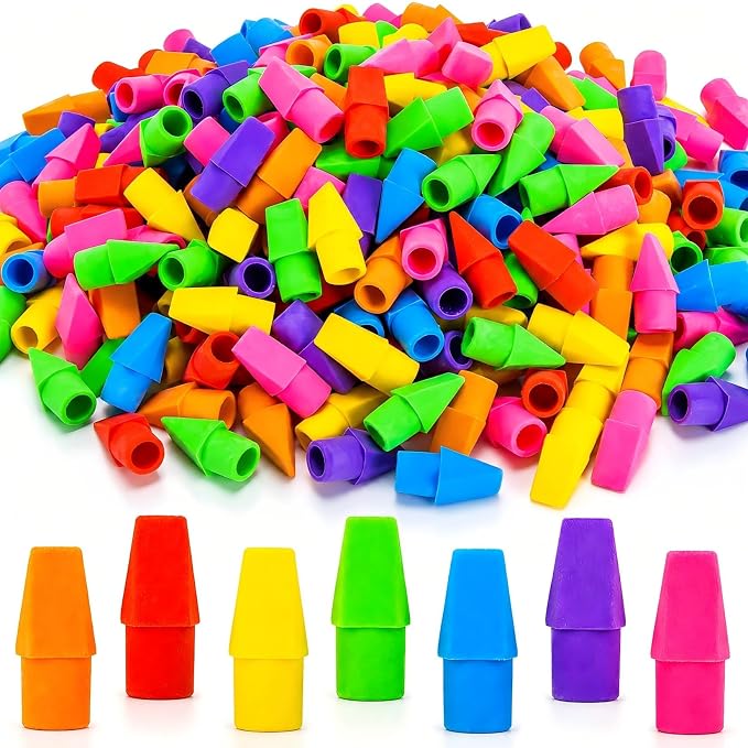 Cap Erasers for Pencils Pulk by Sukh