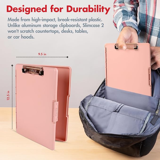 Dexas Slimcase 2 Plastic Clipboard - Image 3