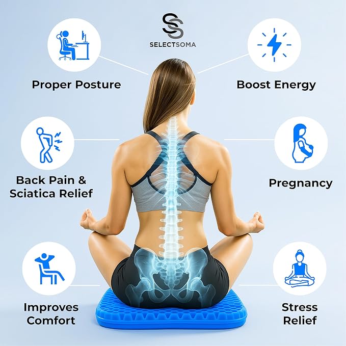 SelectSoma Super Large Gel Seat Cushion - Image 6