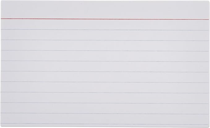 Amazon Basics Ruled Lined Index Cards - Image 2