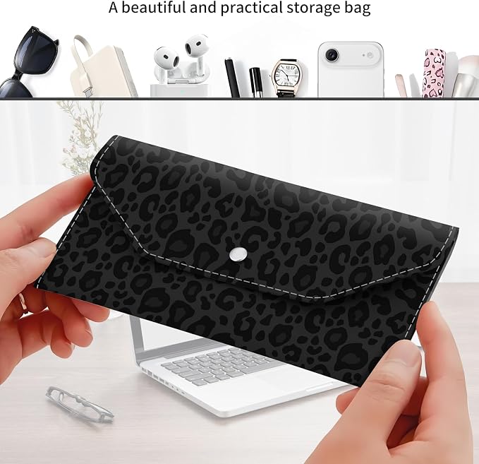 Cash Envelope Wallet Cute PU Leather Envelopes Bag - Image 3