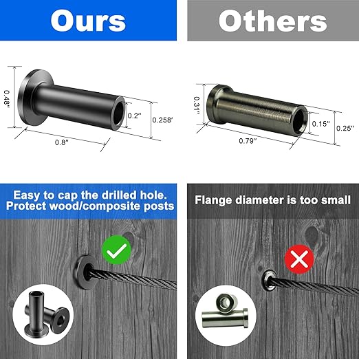 BLIKA 80 Pack Black Stainless Steel Protector Sleeves - Image 4