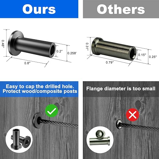 BLIKA 40 Pack Black Stainless Steel Protector Sleeves - Image 4