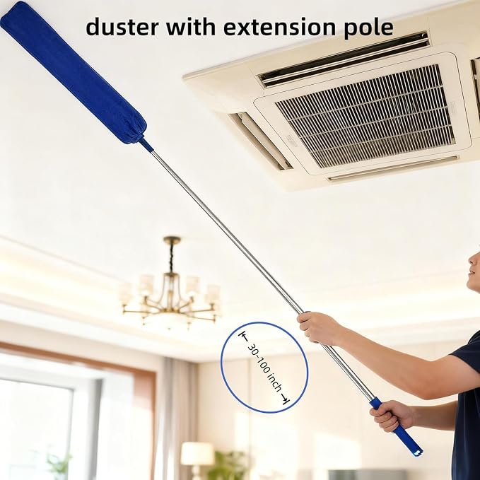 Retractable Gap Dust Cleaner Under Appliance Cleaning Tool, Flat Duster - Image 6
