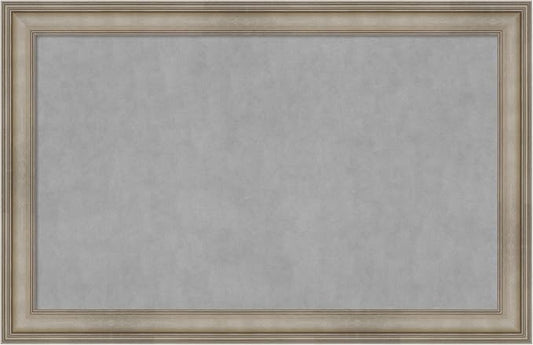 Amanti Art Silver Framed Magnetic Board 29x45 Large Vision Board by AmantiArt