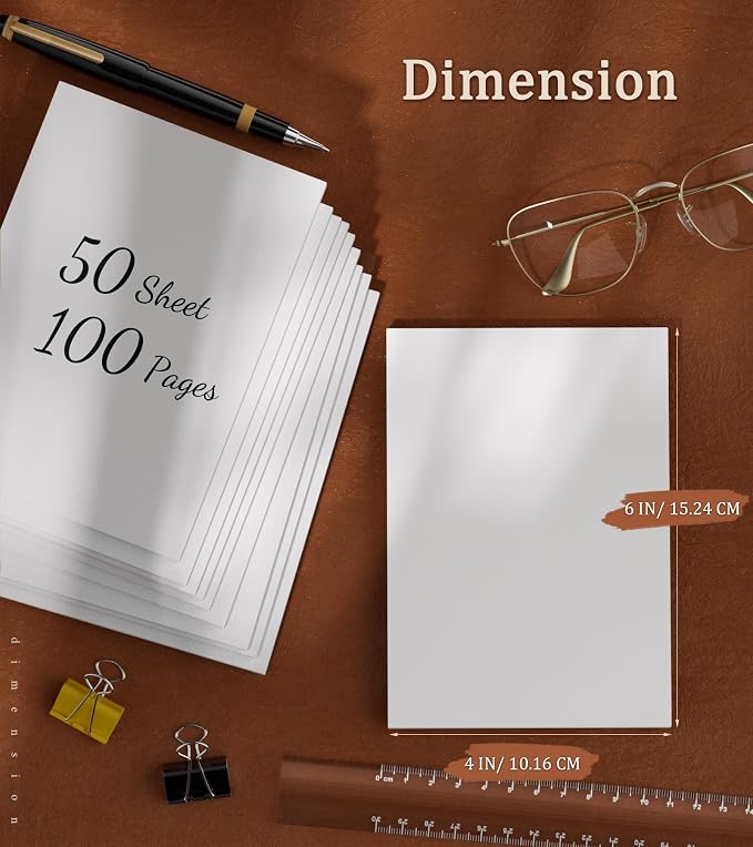 Note Pads 4x6 - Notepad - 10 Pads - 50 Sheets per Notepads - Small Writing Pads - Image 2